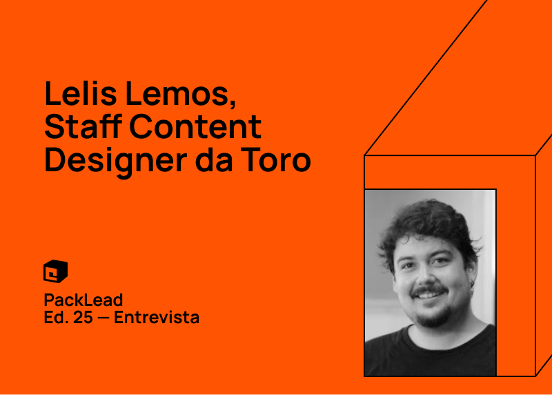 Capa da entrevista de Lelis Lemos para a newsletter PackLead